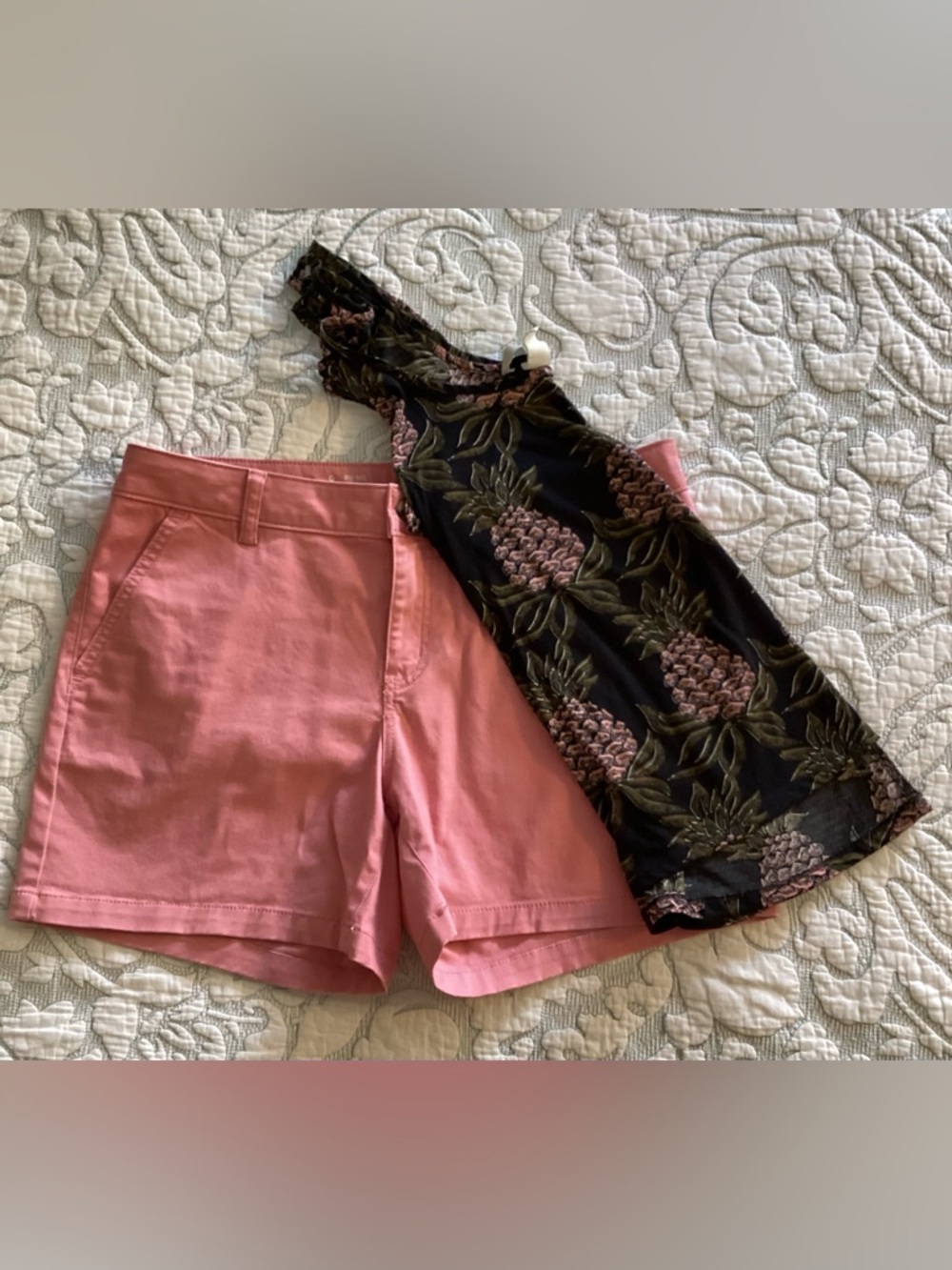 a.n.a Pink Women’s Shorts with HM tank